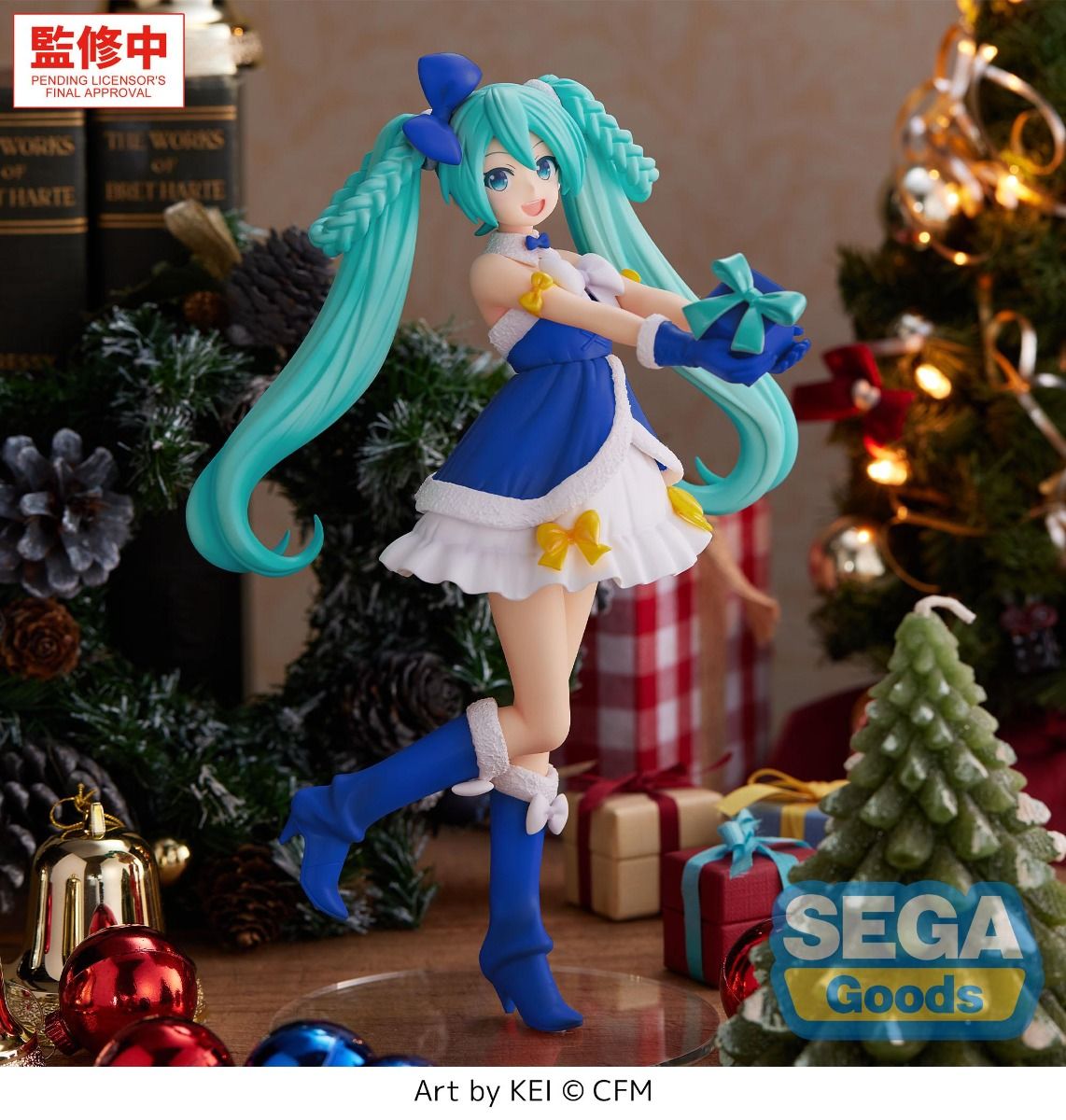 Vocaloid High Premium Figure Hatsune Miku (Sapphire Christmas Ver.) Figure Gallery Image 3