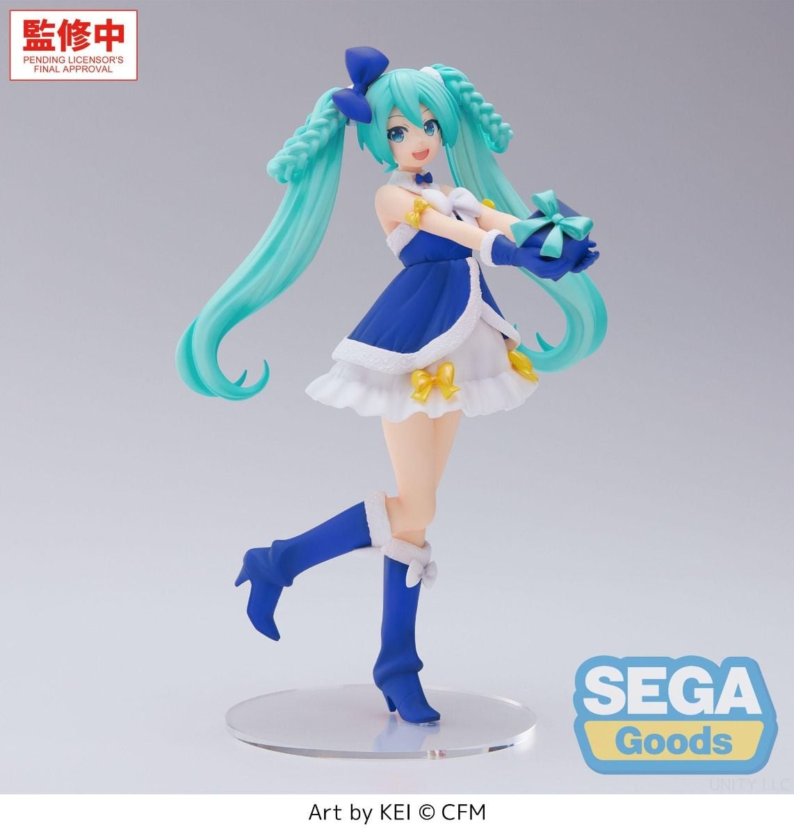 Vocaloid High Premium Figure Hatsune Miku (Sapphire Christmas Ver.) Figure Gallery Image 7