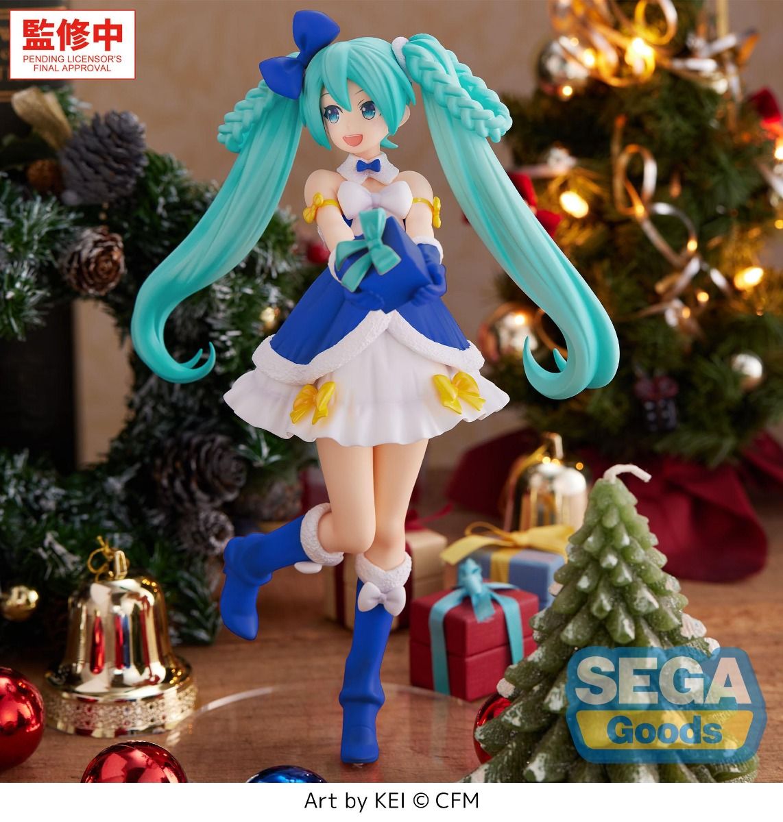 Vocaloid High Premium Figure Hatsune Miku (Sapphire Christmas Ver.) Figure Gallery Image 4