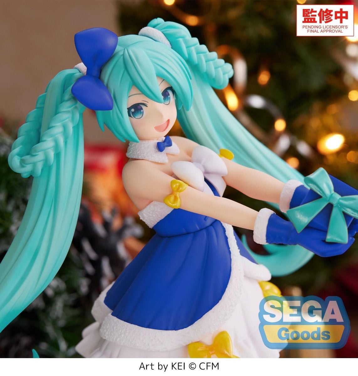Vocaloid High Premium Figure Hatsune Miku (Sapphire Christmas Ver.) Figure Gallery Image 6