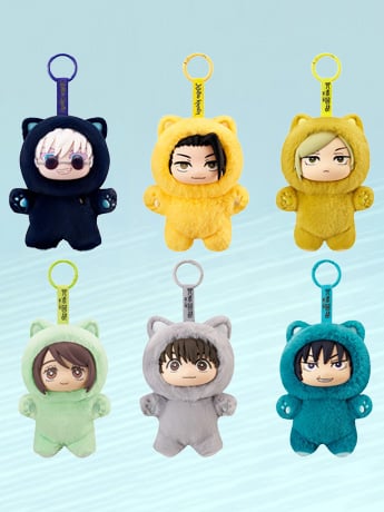 Jujutsu Kaisen Cat Ear Plush Series Random Vinyl Plush Keychain Gallery Image 2