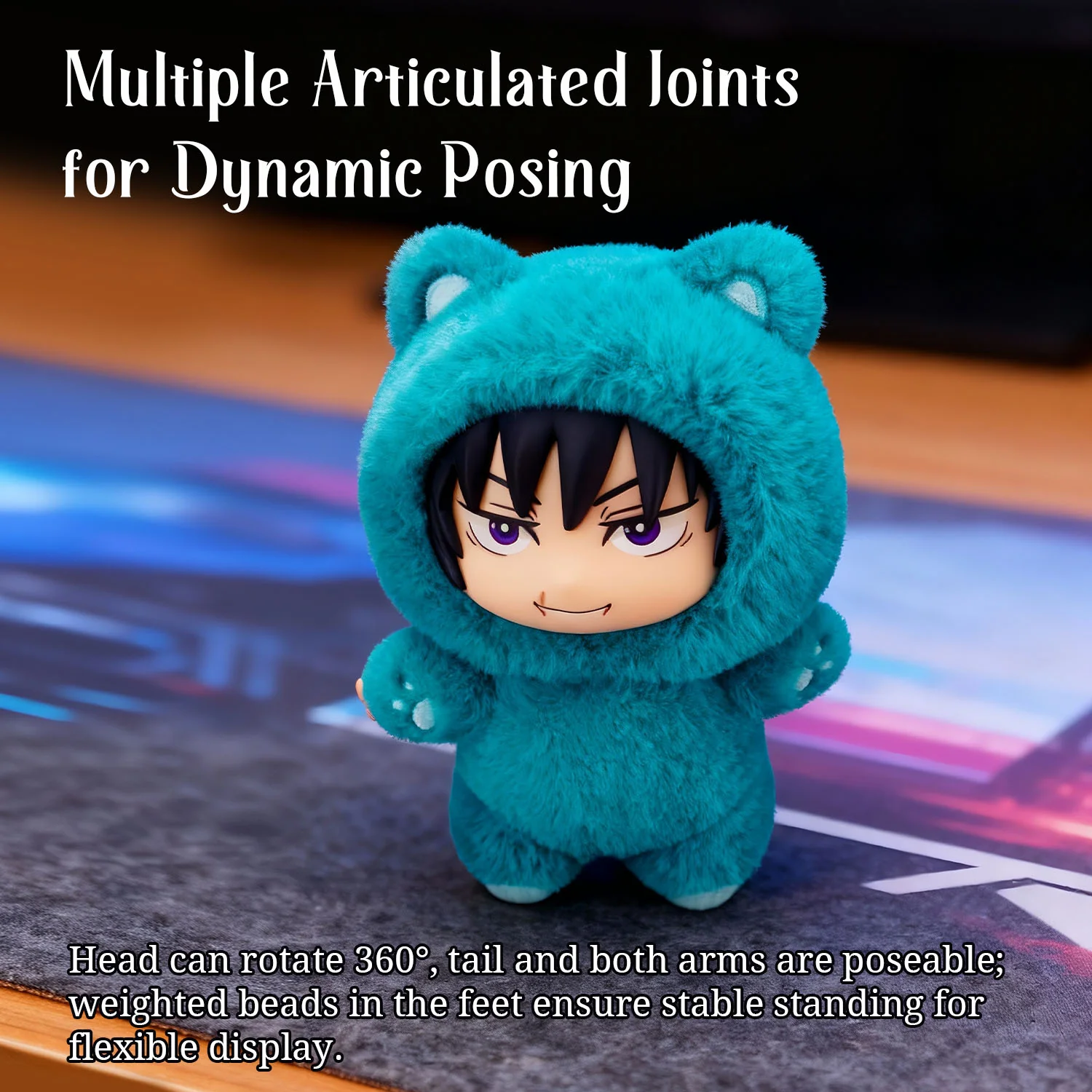 Jujutsu Kaisen Cat Ear Plush Series Random Vinyl Plush Keychain Gallery Image 7