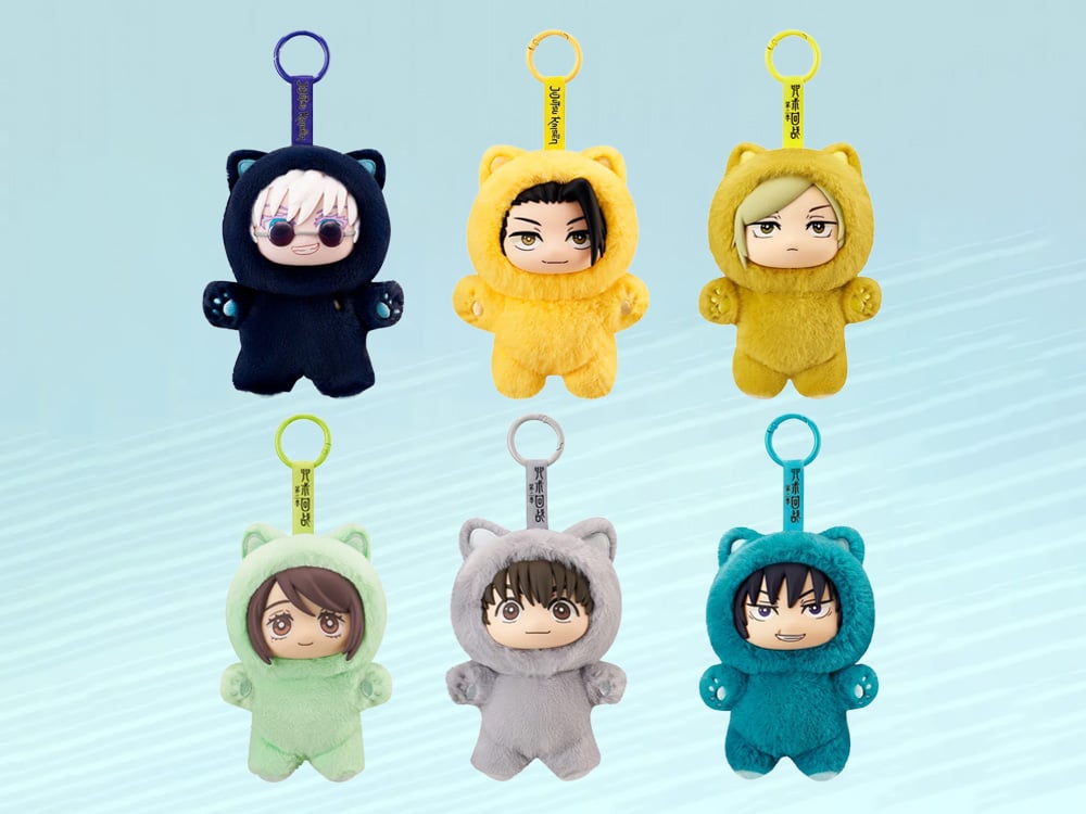 Jujutsu Kaisen Cat Ear Plush Series Random Vinyl Plush Keychain Gallery Image 1