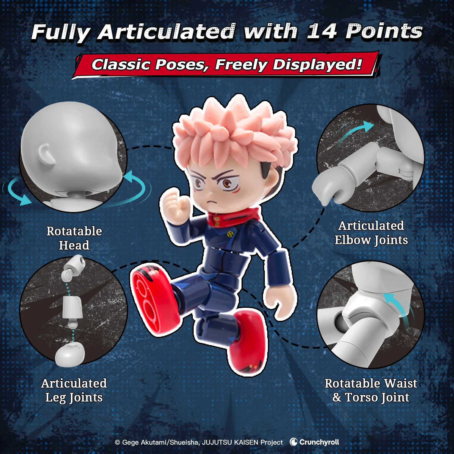 Jujutsu Kaisen Flexi.Figs Total Assault Series Random Buildable Figure Gallery Image 7