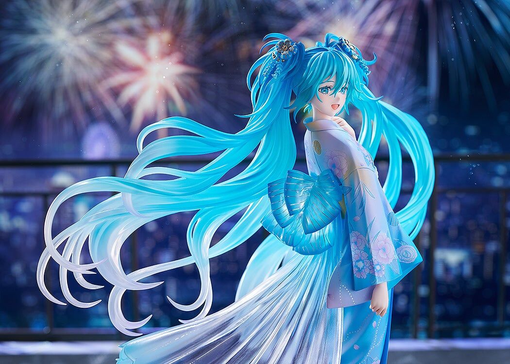 Vocaloid Hatsune Miku (Music & Fire Works Ver.) 1/7 Scale Figure Gallery Image 6
