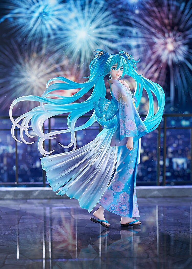 Vocaloid Hatsune Miku (Music & Fire Works Ver.) 1/7 Scale Figure Gallery Image 3