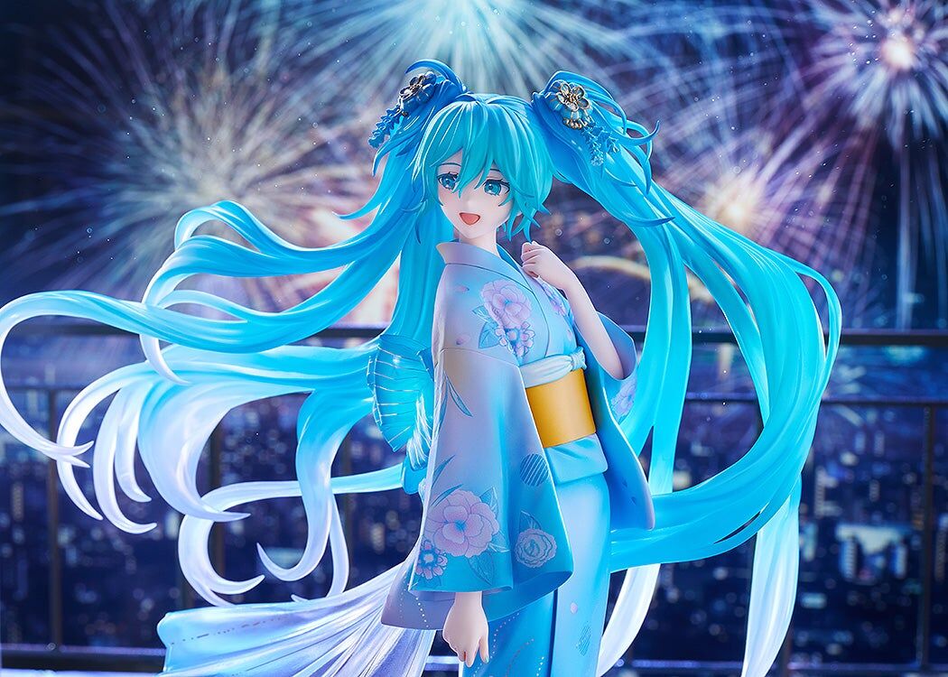 Vocaloid Hatsune Miku (Music & Fire Works Ver.) 1/7 Scale Figure Gallery Image 5