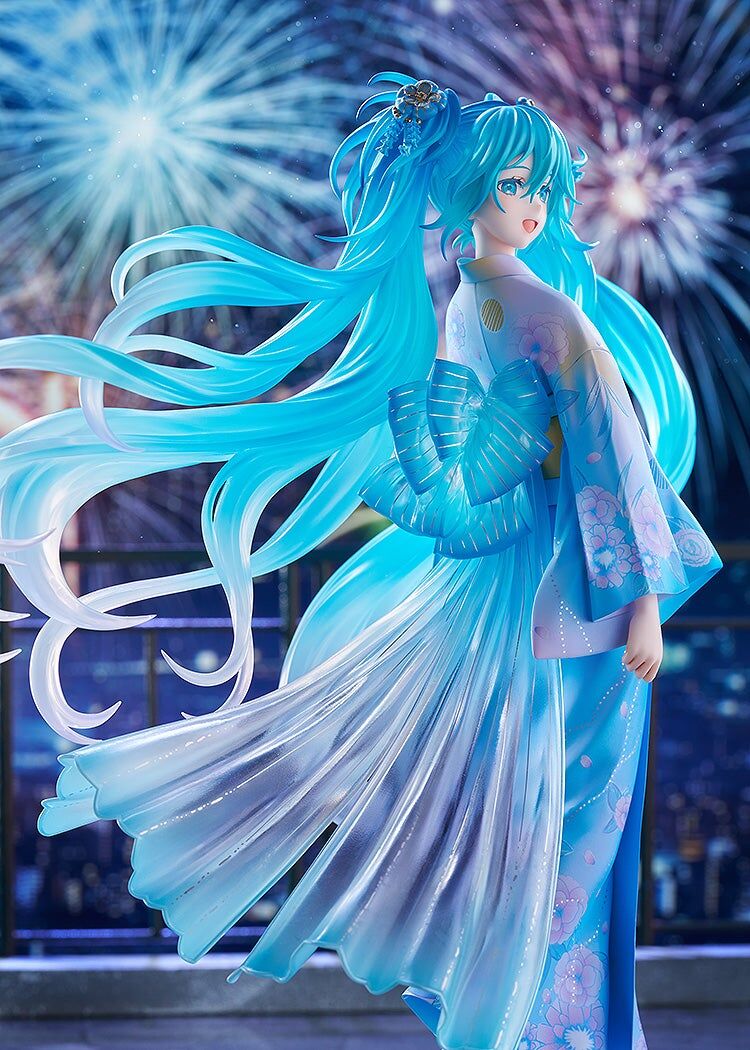 Vocaloid Hatsune Miku (Music & Fire Works Ver.) 1/7 Scale Figure Gallery Image 4