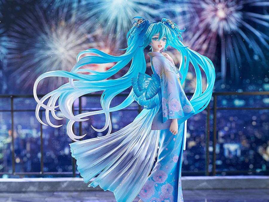Vocaloid Hatsune Miku (Music & Fire Works Ver.) 1/7 Scale Figure Gallery Image 1