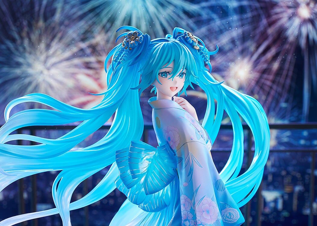 Vocaloid Hatsune Miku (Music & Fire Works Ver.) 1/7 Scale Figure Gallery Image 7