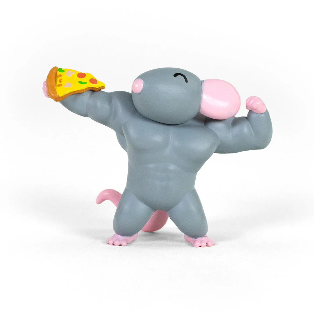 Pizza Rats Gym Rat Box of 8 Random Figures Gallery Image 3