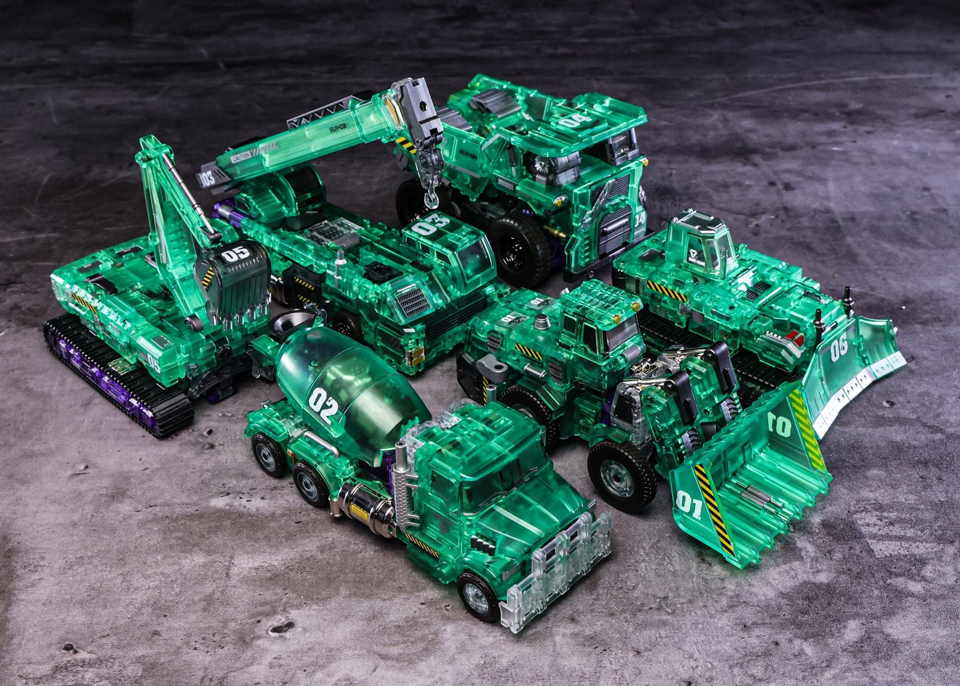 Giant Legion GLA-01-06C Titan of Creation (Clear Ver.) Figure Set Gallery Image 25