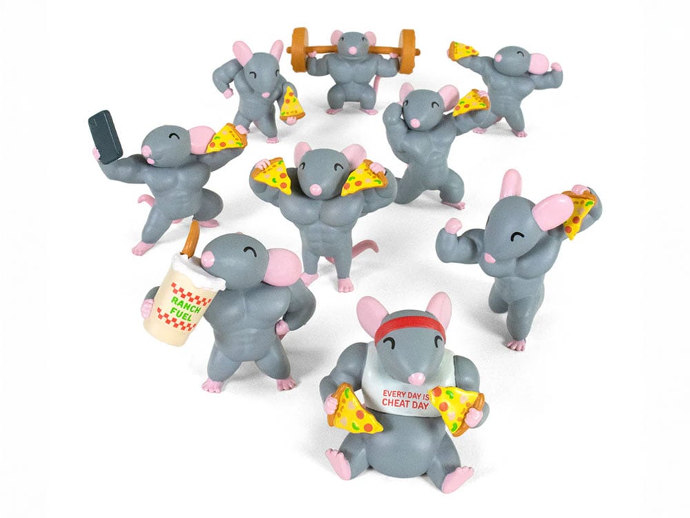Pizza Rats Gym Rat Random Figure Gallery Image 1