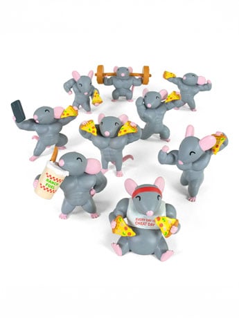 Pizza Rats Gym Rat Random Figure Gallery Image 2