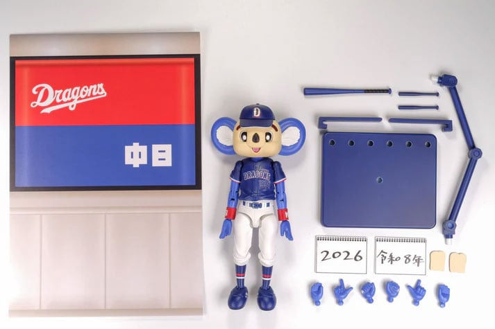 Chunichi Dragons Plafia Mascot Doala (Visitor Ver.) Model Kit Gallery Image 19