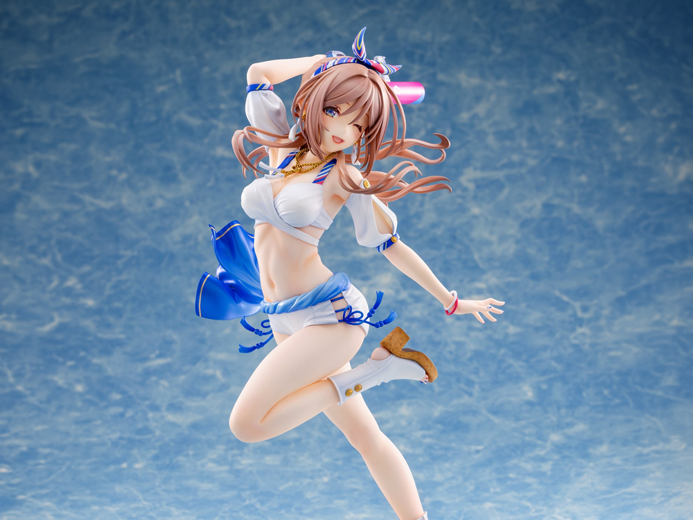 The Idolmaster Gakuen Rina Himezaki ("With You" in Semi Blue Outfit Ver.) 1/7 Scale Figure Gallery Image 1