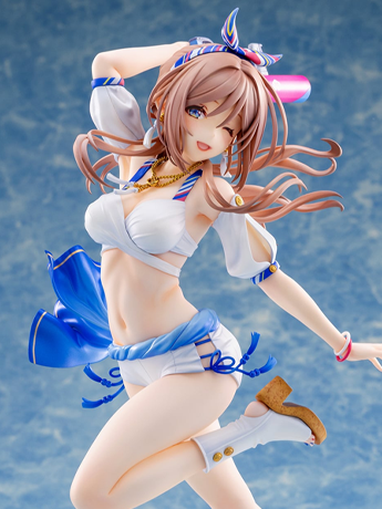 Image of The Idolmaster Gakuen Rina Himezaki ("With You" in Semi Blue Outfit Ver.) 1/7 Scale Figure