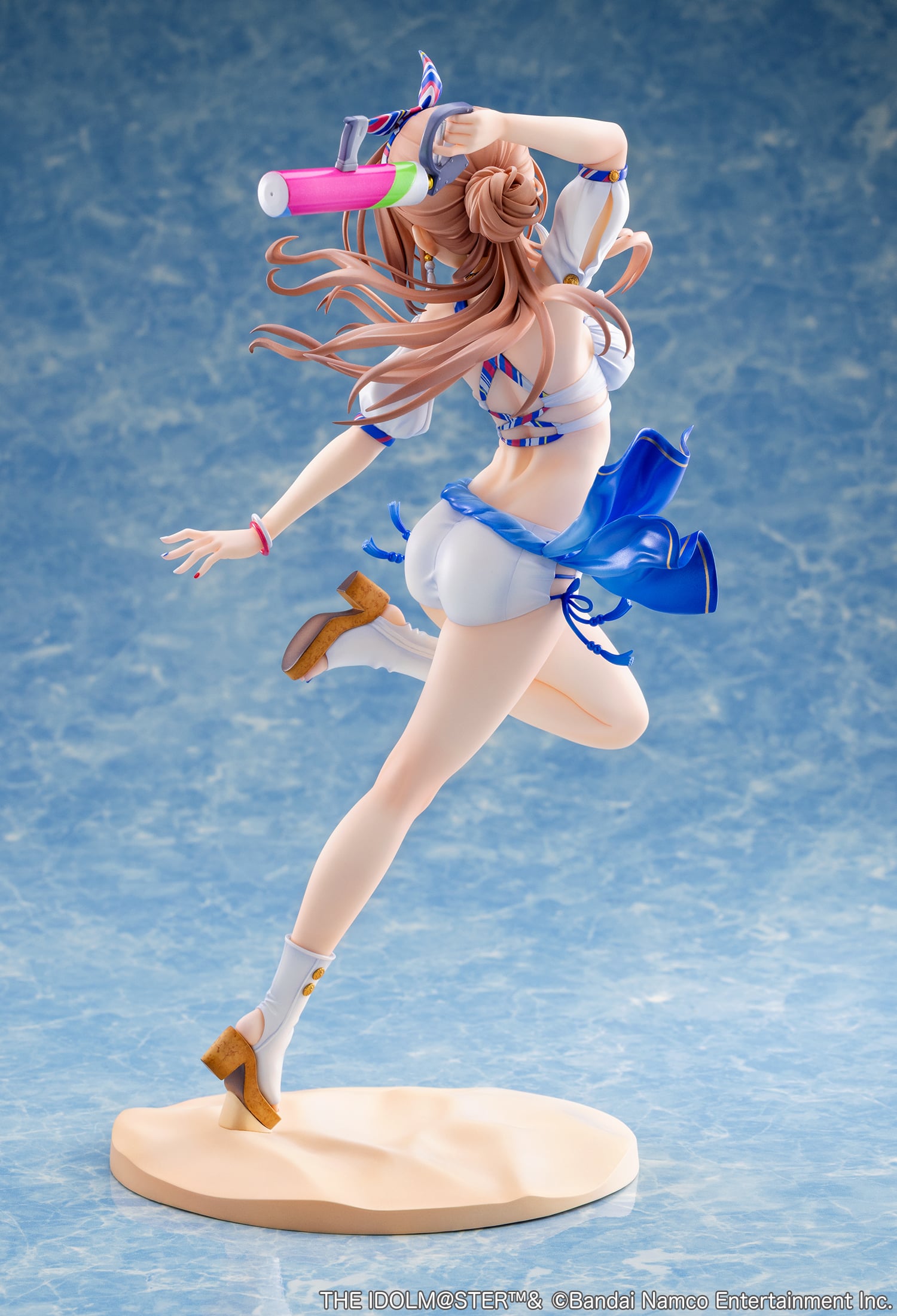 The Idolmaster Gakuen Rina Himezaki ("With You" in Semi Blue Outfit Bonus Ver.) 1/7 Scale Limited Edition Figure Gallery Image 11