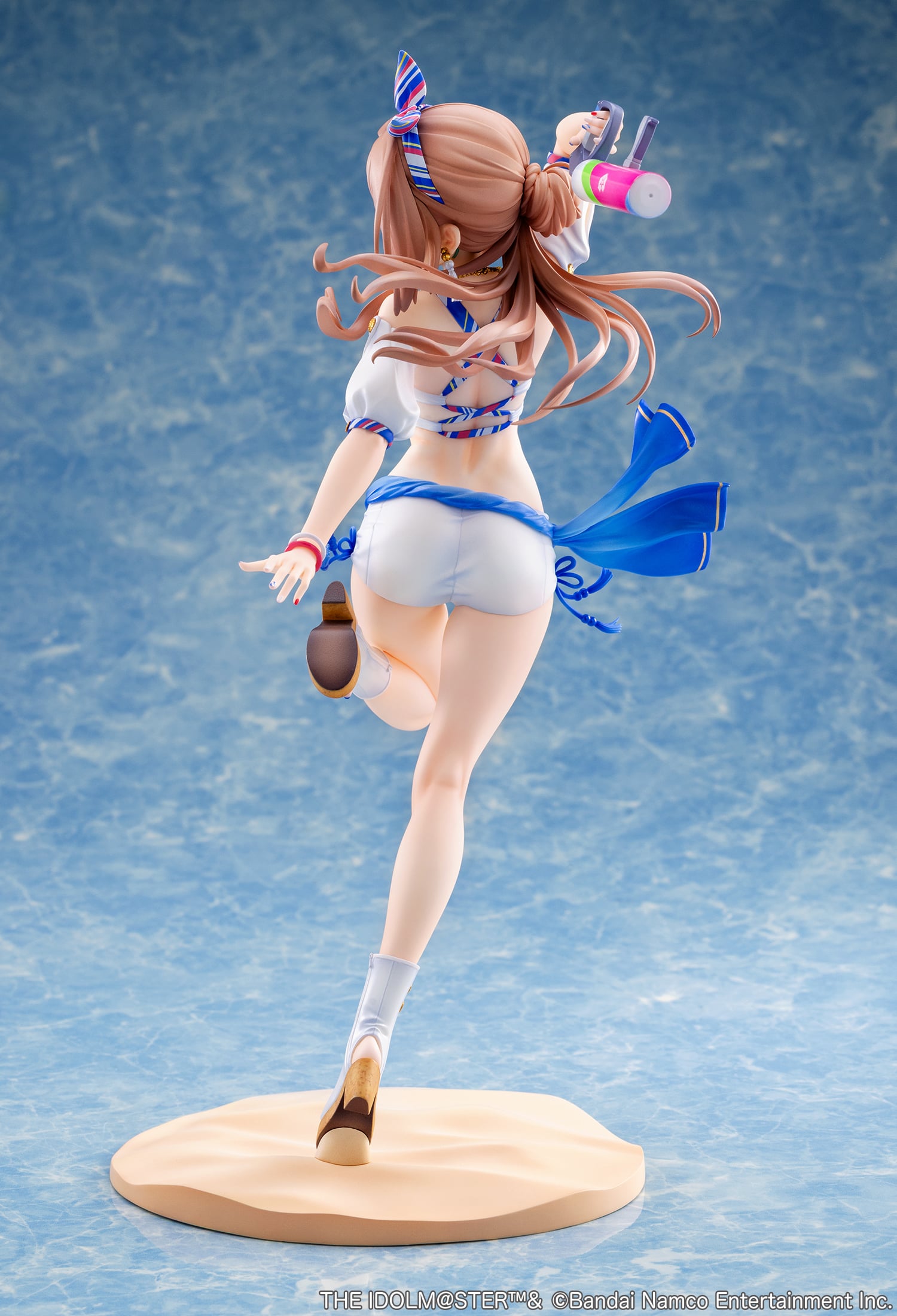 The Idolmaster Gakuen Rina Himezaki ("With You" in Semi Blue Outfit Bonus Ver.) 1/7 Scale Limited Edition Figure Gallery Image 10