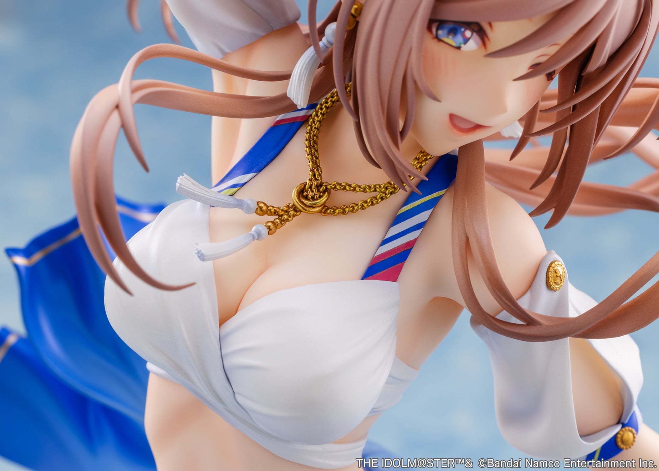 The Idolmaster Gakuen Rina Himezaki ("With You" in Semi Blue Outfit Bonus Ver.) 1/7 Scale Limited Edition Figure Gallery Image 12