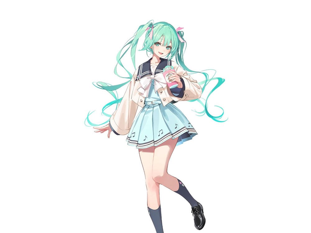Vocaloid Sweet School Life Hatsune Miku (Pure Ver.) Figure Gallery Image 1