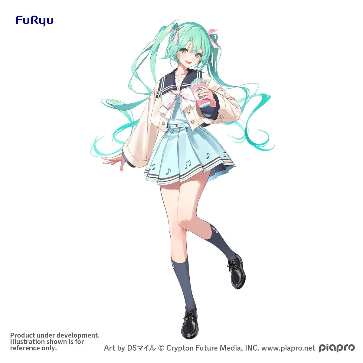 Vocaloid Sweet School Life Hatsune Miku (Pure Ver.) Figure Gallery Image 3