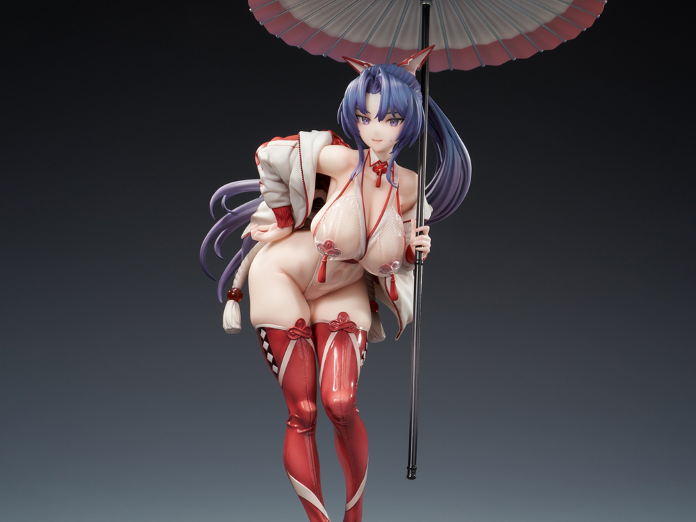 Yuichi Hiiragi Illustration Miko Shoujo (MIKO Race Queen Ver.) (Regular Edition) 1/7 Scale Figure Gallery Image 1