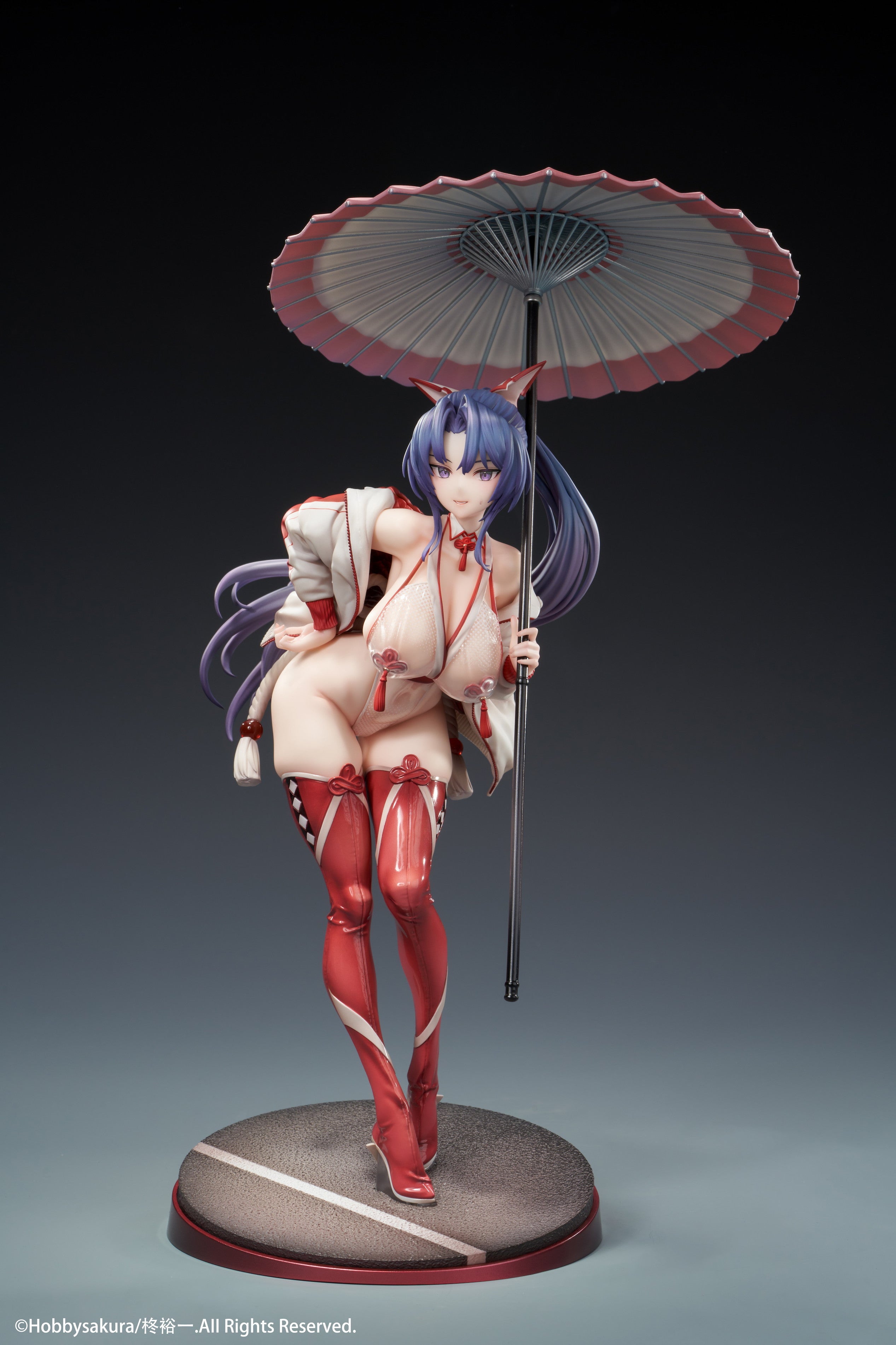 Yuichi Hiiragi Illustration Miko Shoujo (MIKO Race Queen Ver.) (Regular Edition) 1/7 Scale Figure Gallery Image 3