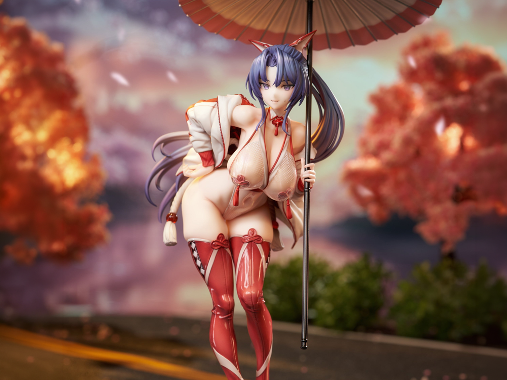 Yuichi Hiiragi Illustration Miko Shoujo (MIKO Race Queen Ver.) (Deluxe Edition) 1/7 Scale Figure Gallery Image 1