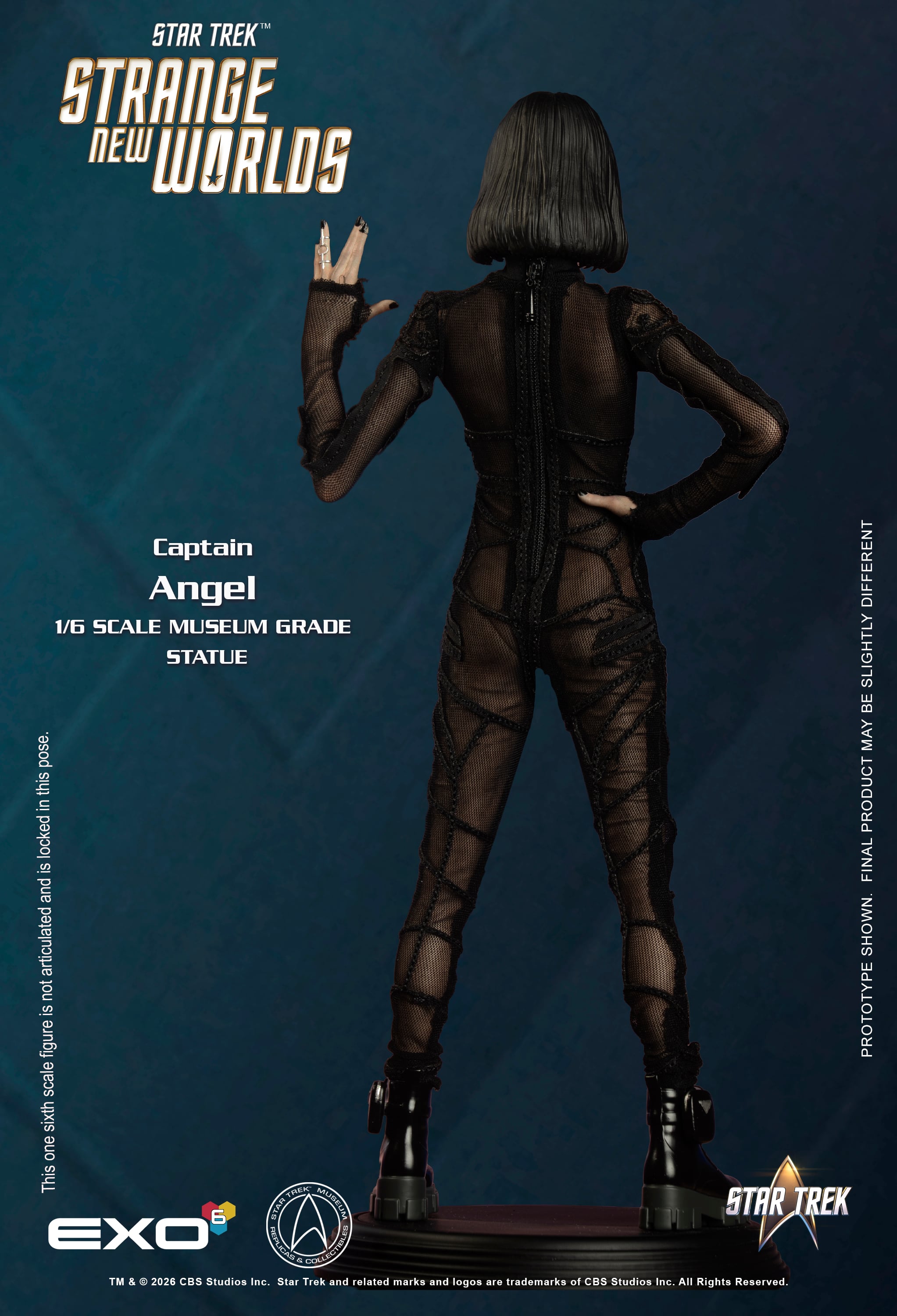 Star Trek: Strange New Worlds Captain Angel 1/6 Scale Statue Gallery Image 5