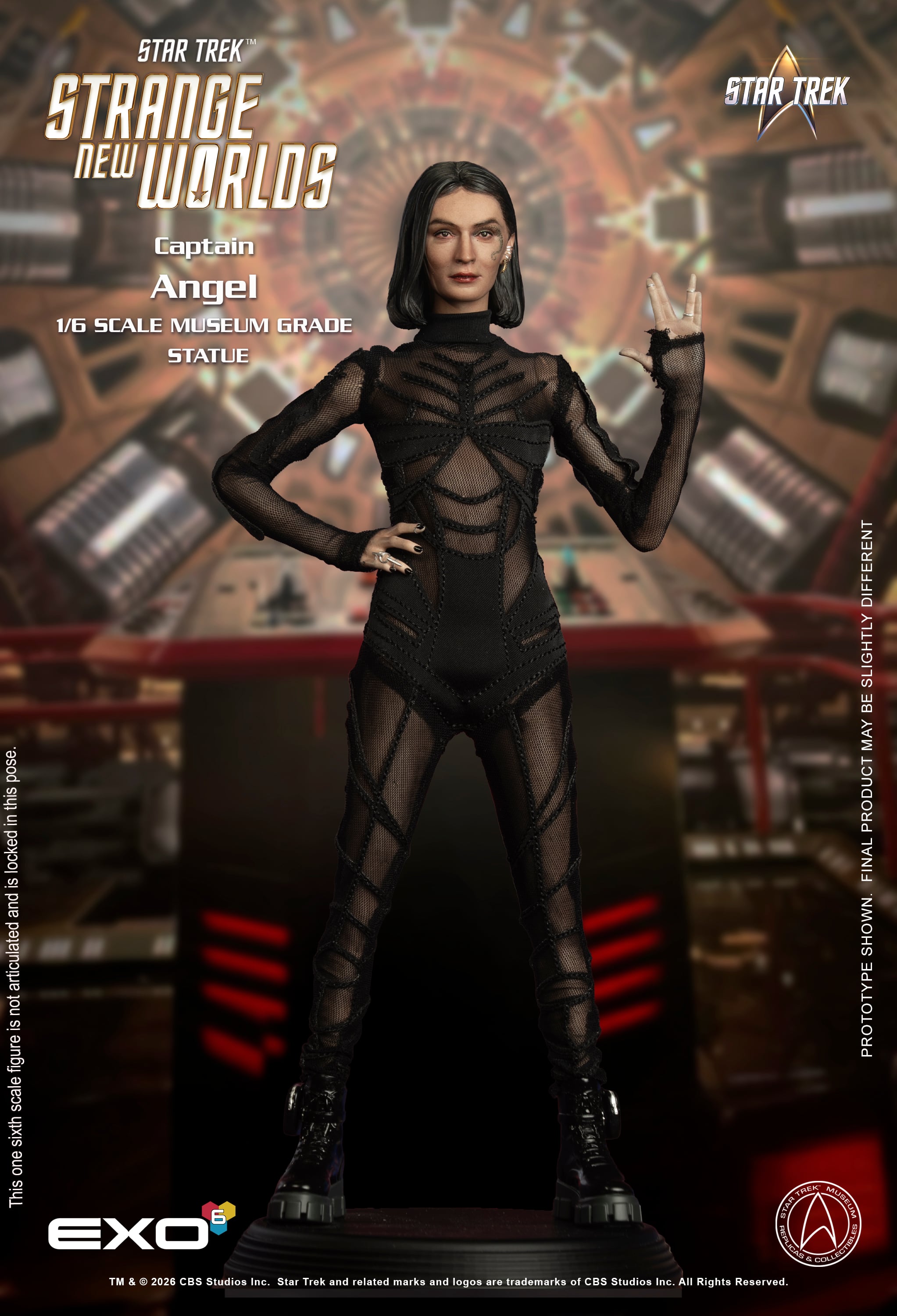 Star Trek: Strange New Worlds Captain Angel 1/6 Scale Statue Gallery Image 3