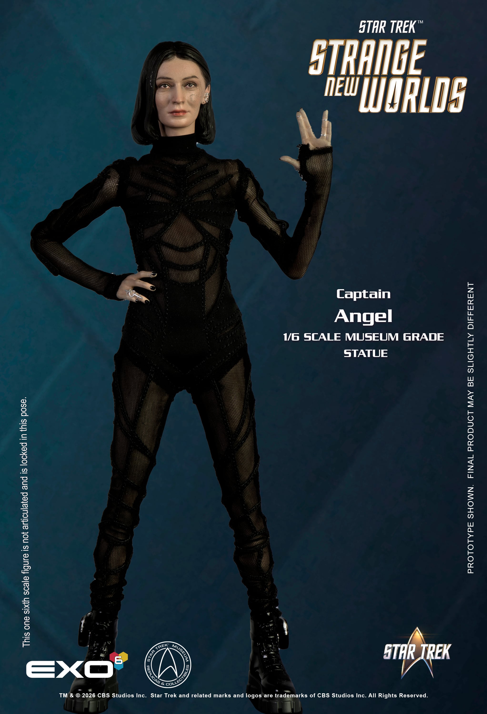 Star Trek: Strange New Worlds Captain Angel 1/6 Scale Statue Gallery Image 4