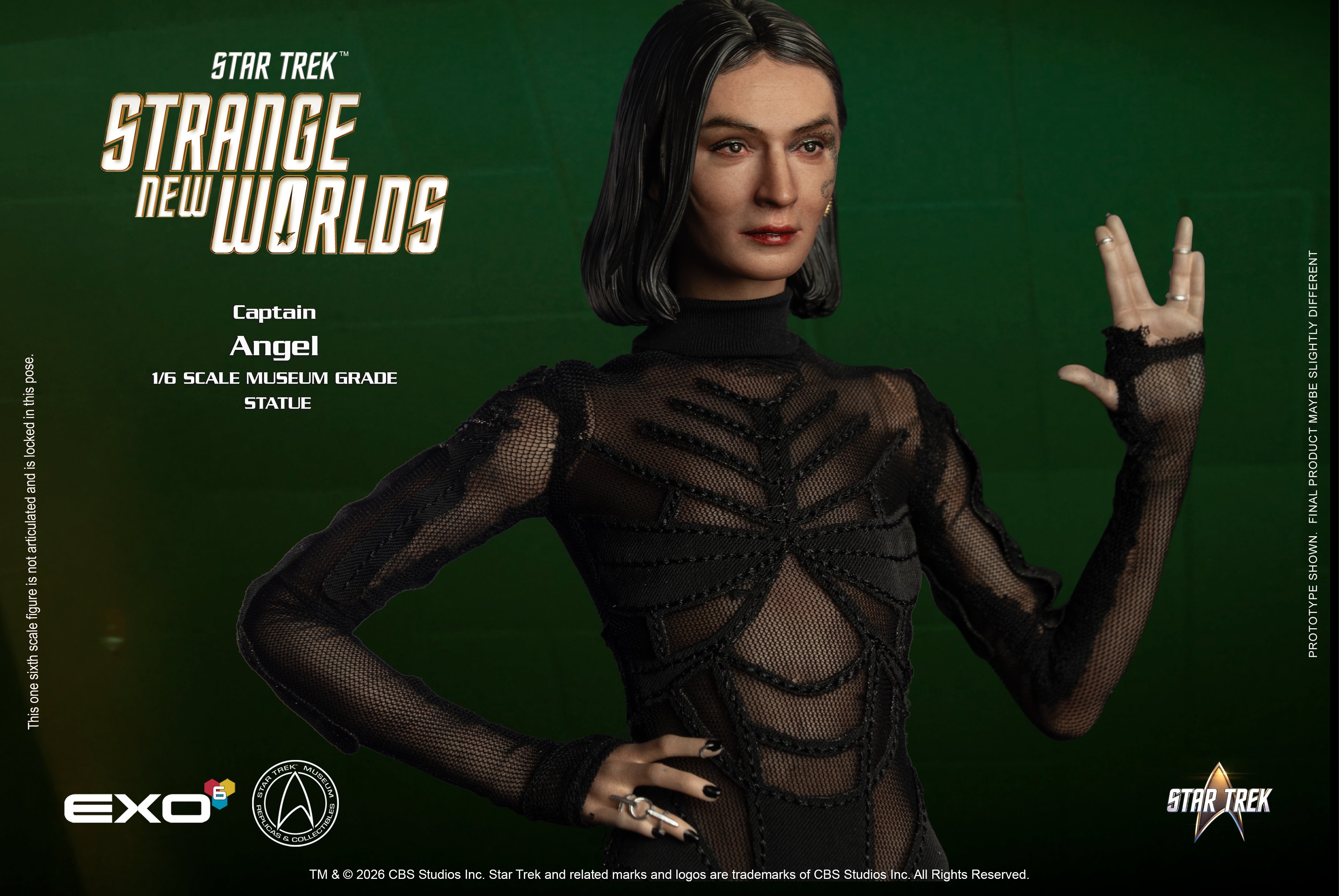 Star Trek: Strange New Worlds Captain Angel 1/6 Scale Statue Gallery Image 6