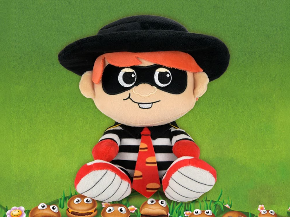 McDonald's Phunny Hamburglar Plush Gallery Image 1