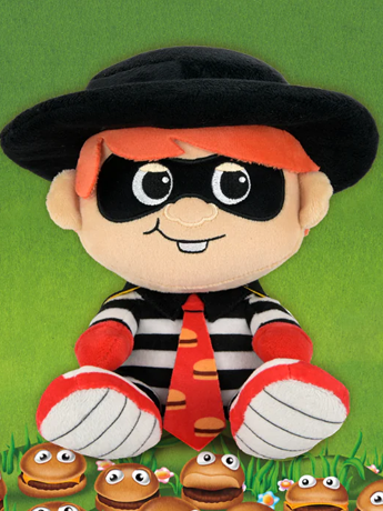 Image of McDonald's Phunny Hamburglar Plush