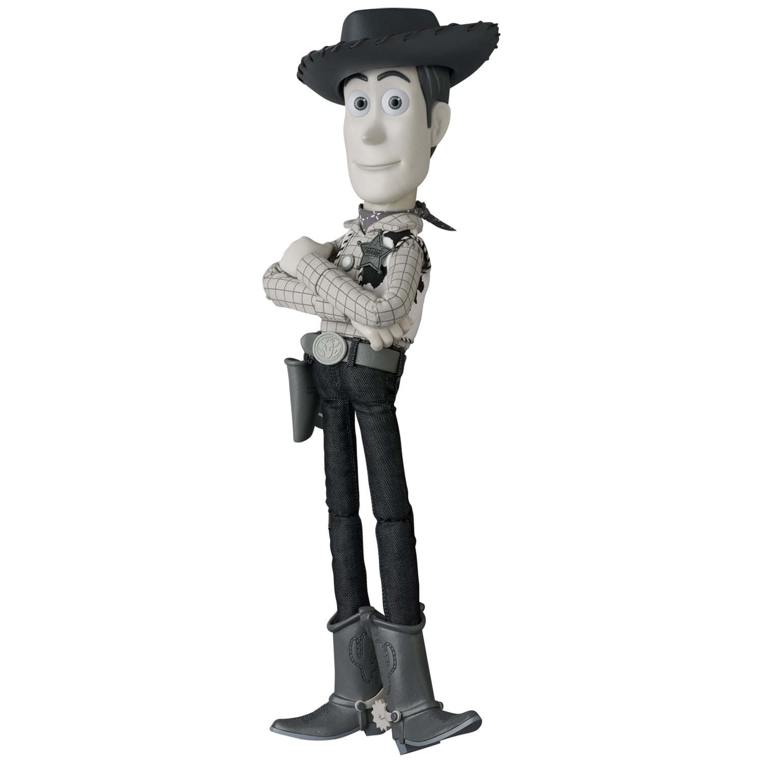 Toy Story Ultimate Woody (Black and White Ver.) Action Figure Gallery Image 3