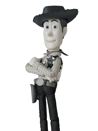 Image of Toy Story Ultimate Woody (Black and White Ver.) Action Figure