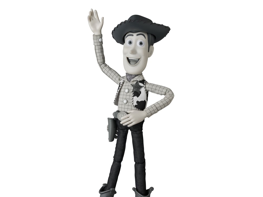 Toy Story Ultimate Woody (Black and White Ver.) Action Figure Gallery Image 1