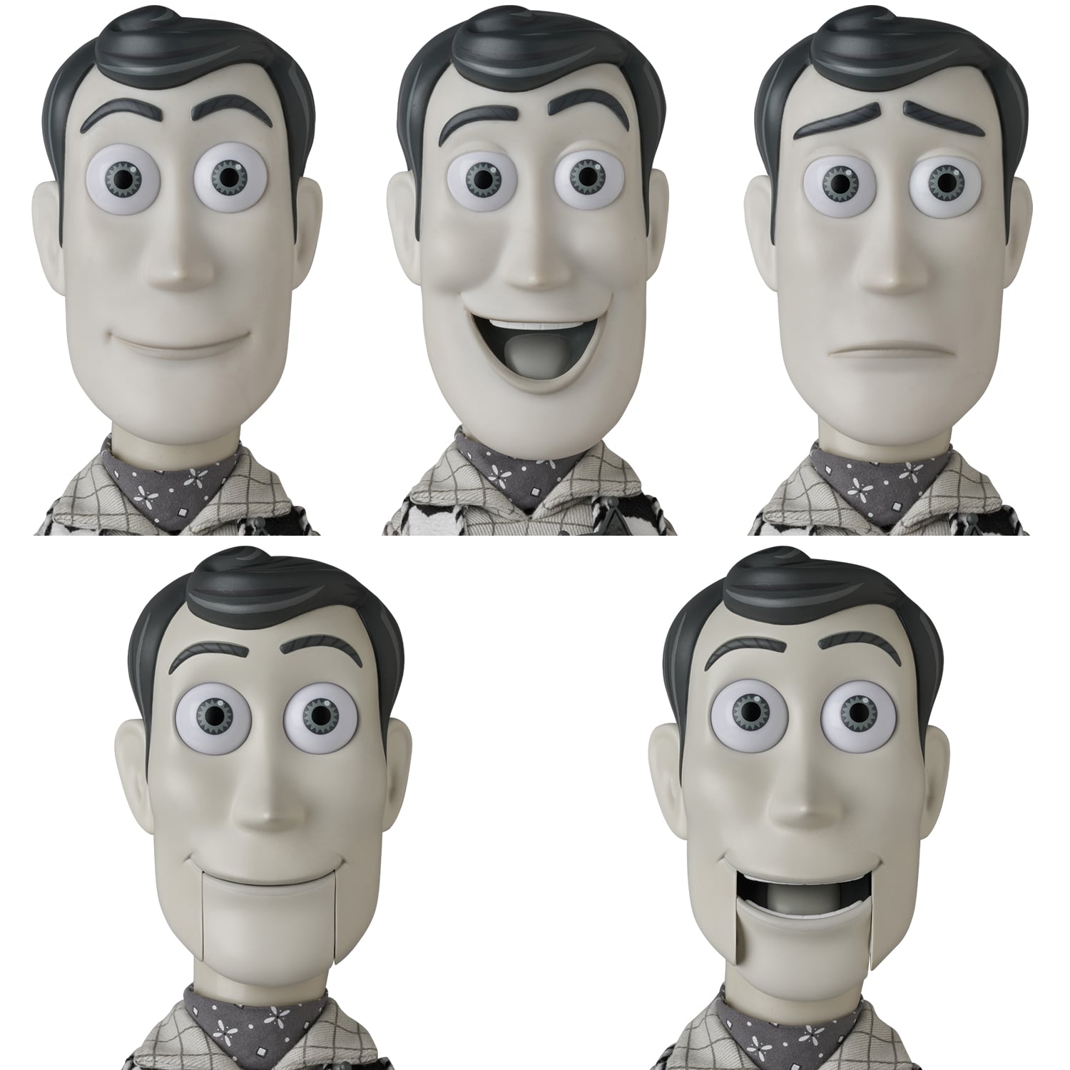 Toy Story Ultimate Woody (Black and White Ver.) Action Figure Gallery Image 8