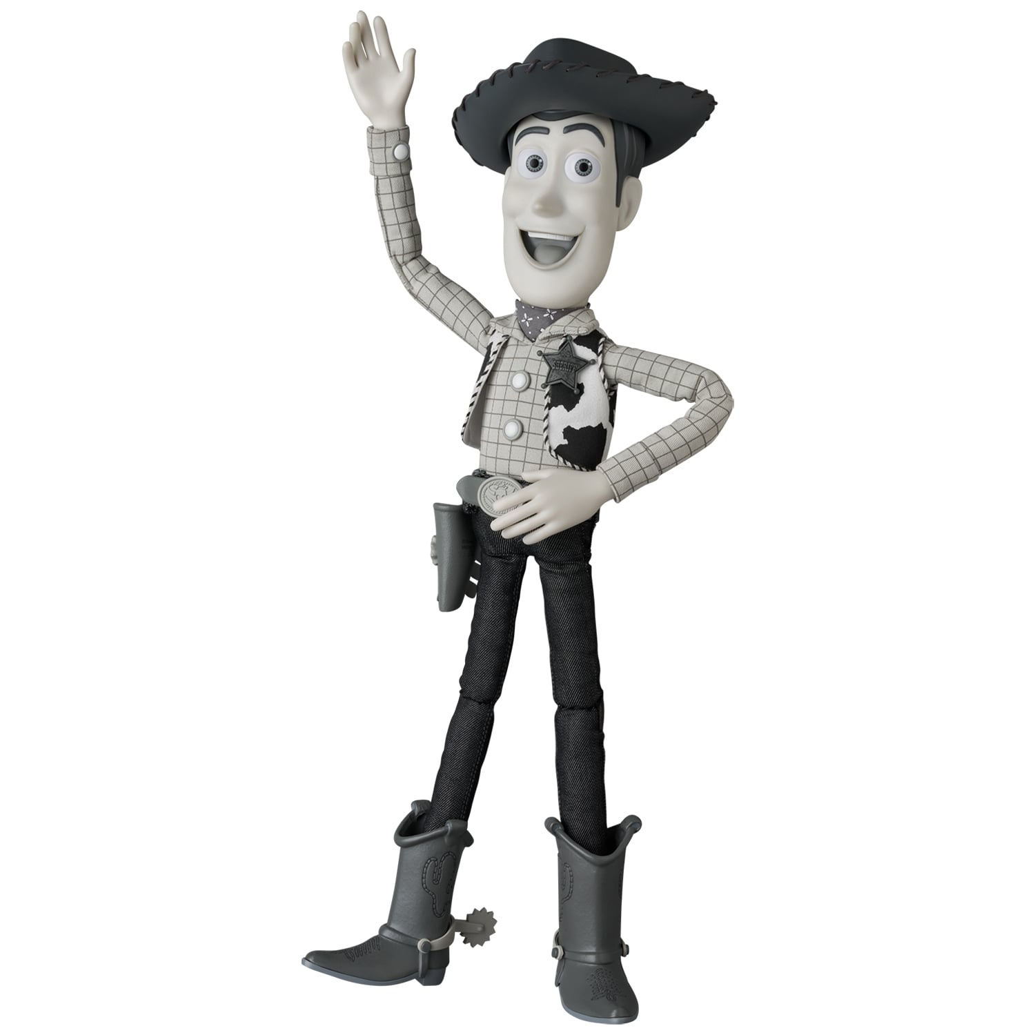 Toy Story Ultimate Woody (Black and White Ver.) Action Figure Gallery Image 4