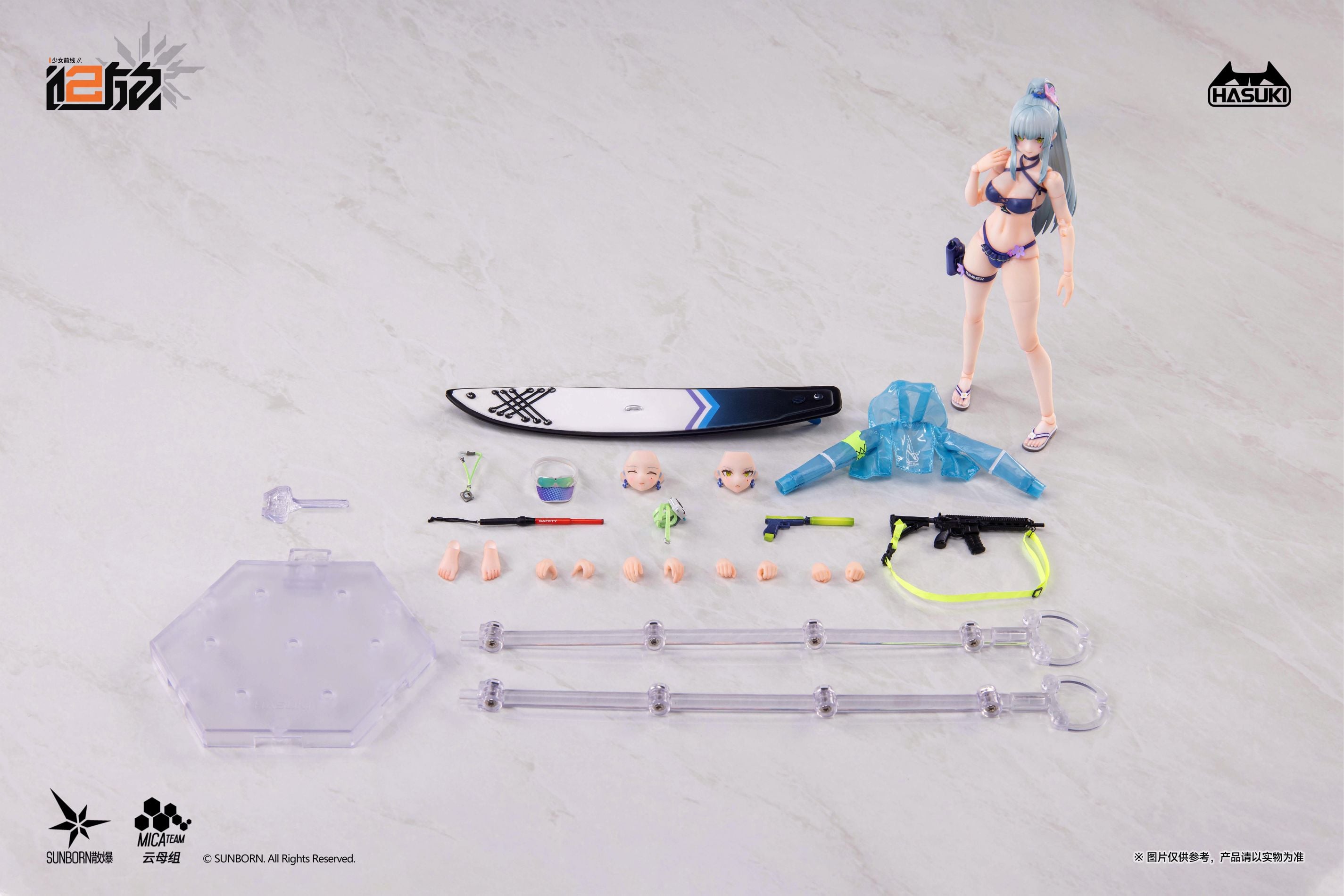Girls' Frontline 2: Exilium Pocket Art Series Klukai (Cerulean Breaker Ver.) (Standard Edition) 1/12 Scale Action Figure Gallery Image 18