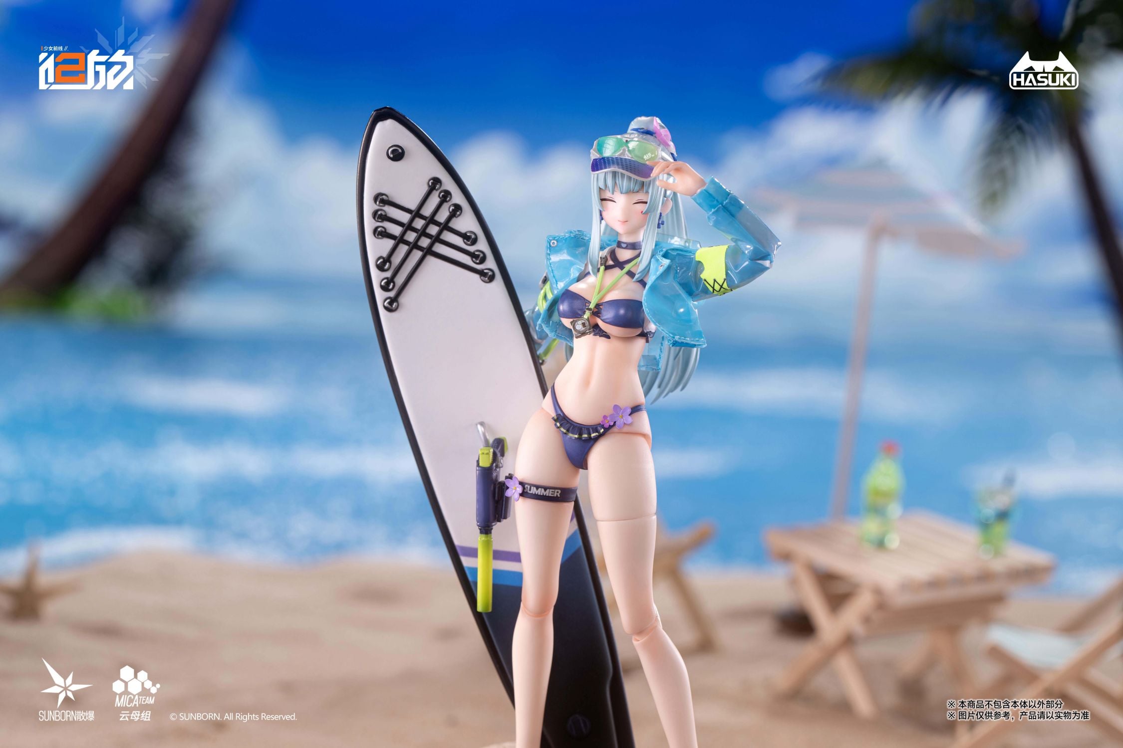Girls' Frontline 2: Exilium Pocket Art Series Klukai (Cerulean Breaker Ver.) (Standard Edition) 1/12 Scale Action Figure Gallery Image 12