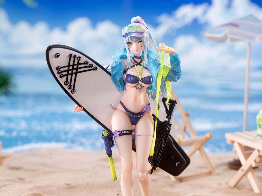 Girls' Frontline 2: Exilium Pocket Art Series Klukai (Cerulean Breaker Ver.) (Standard Edition) 1/12 Scale Action Figure Gallery Image 1
