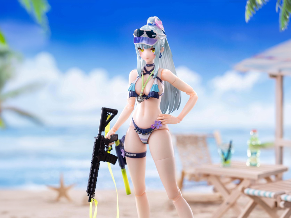 Girls' Frontline 2: Exilium Pocket Art Series Klukai (Cerulean Breaker Ver.) (Combo Edition) 1/12 Scale Action Figure Gallery Image 1