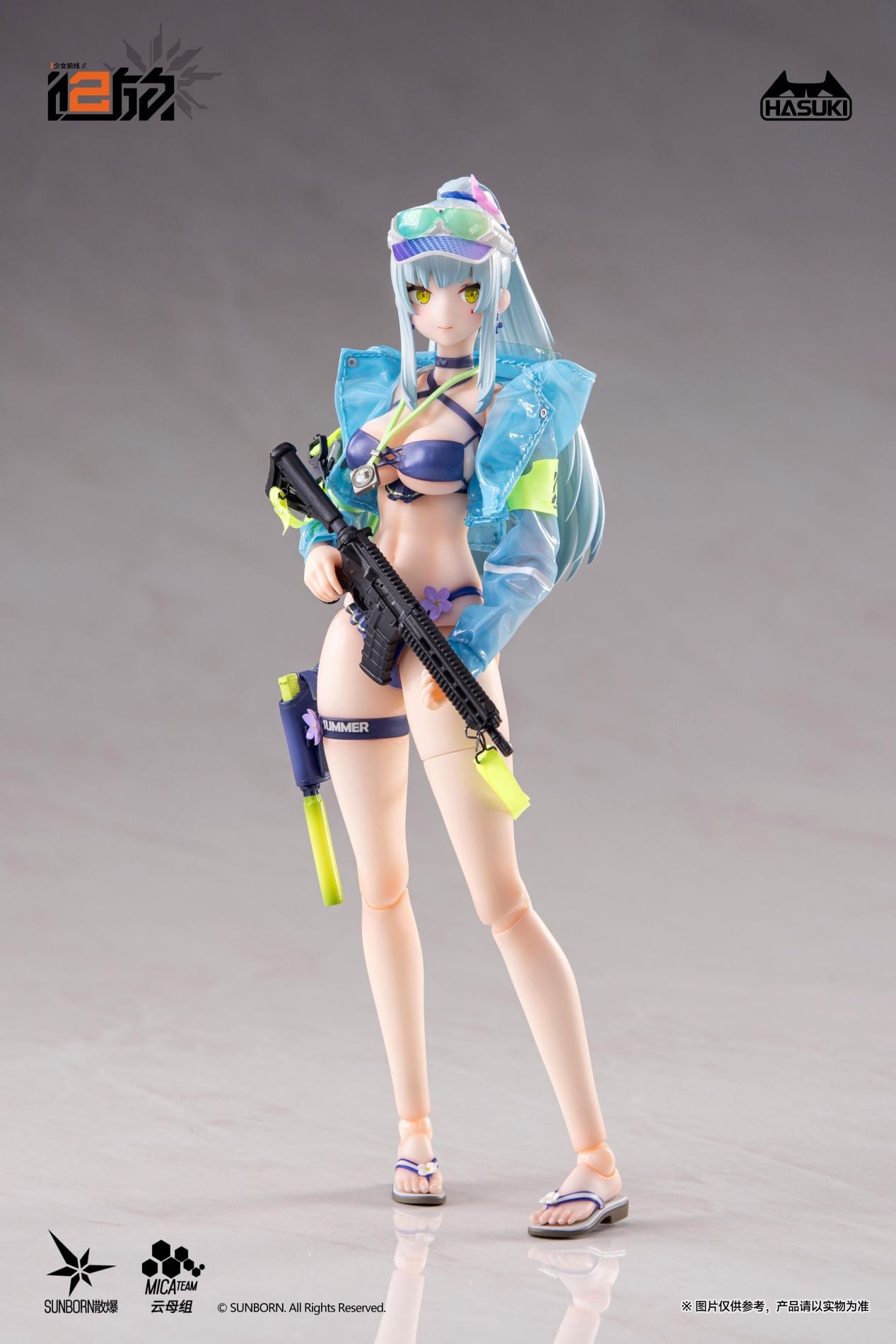 Girls' Frontline 2: Exilium Pocket Art Series Klukai (Cerulean Breaker Ver.) (Combo Edition) 1/12 Scale Action Figure Gallery Image 22