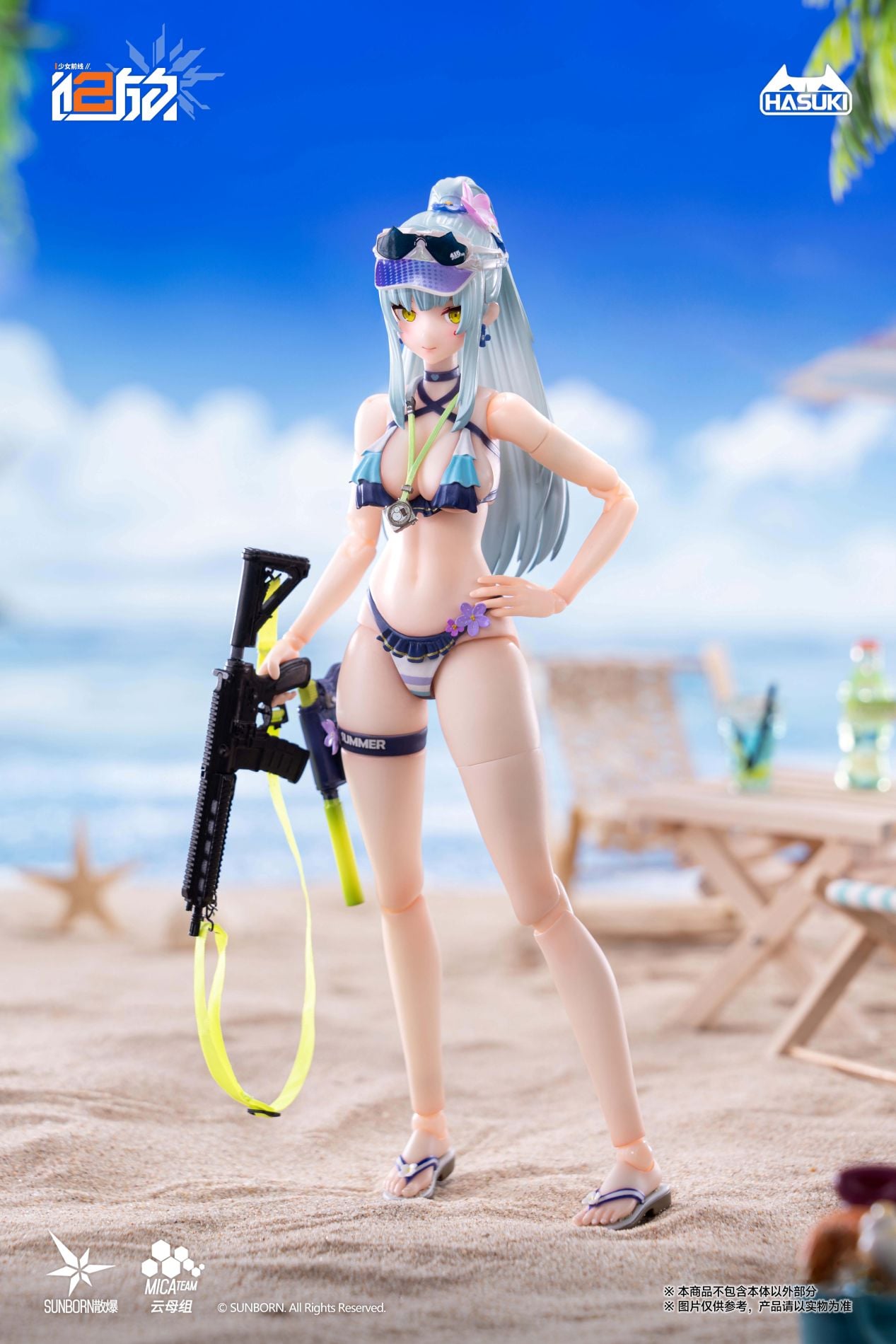Girls' Frontline 2: Exilium Pocket Art Series Klukai (Cerulean Breaker Ver.) (Combo Edition) 1/12 Scale Action Figure Gallery Image 16