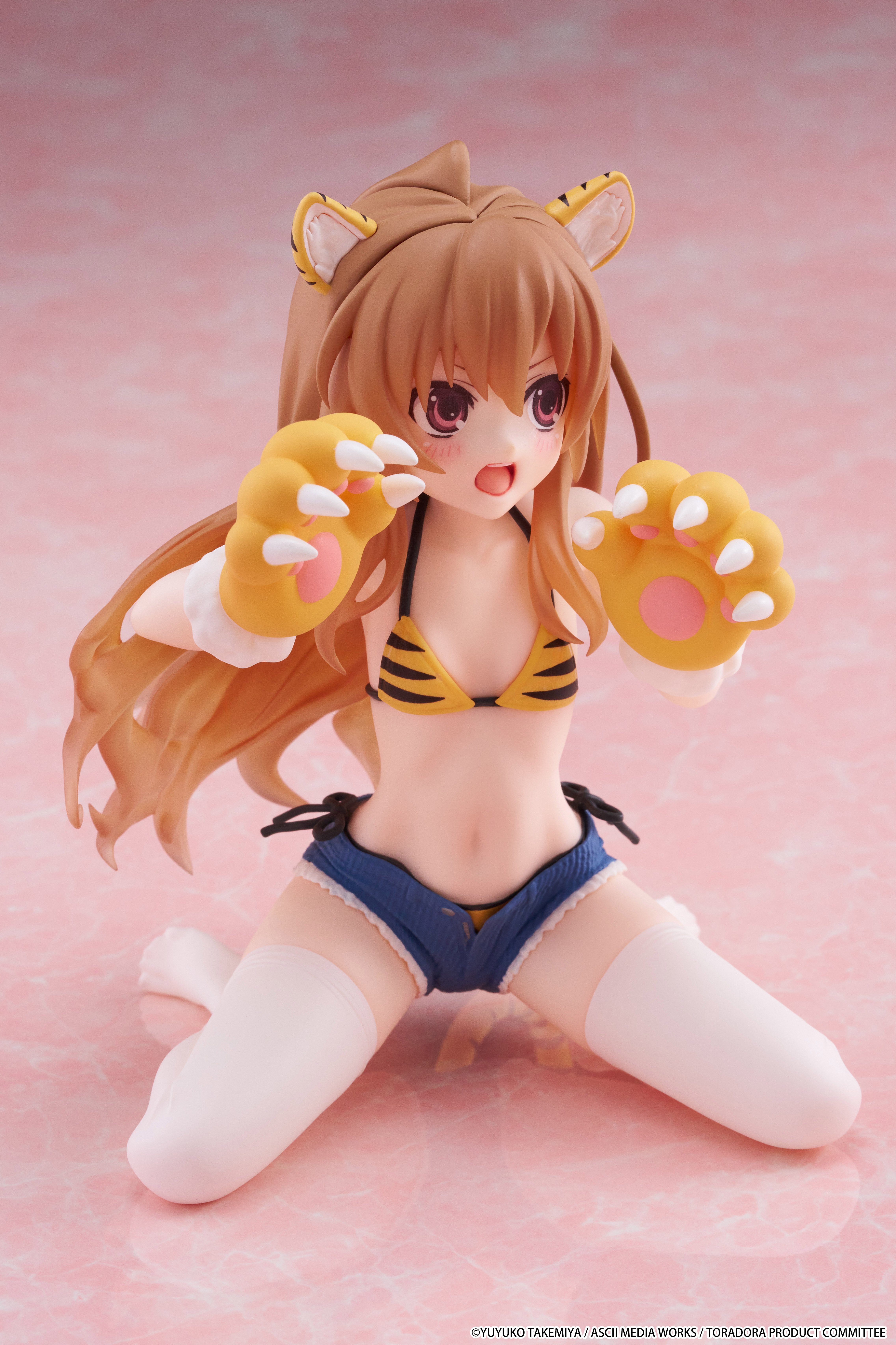 Toradora! Desktop Cute Taiga Aisaka (Tiger Costume Swimwear Ver.) Figure Gallery Image 12