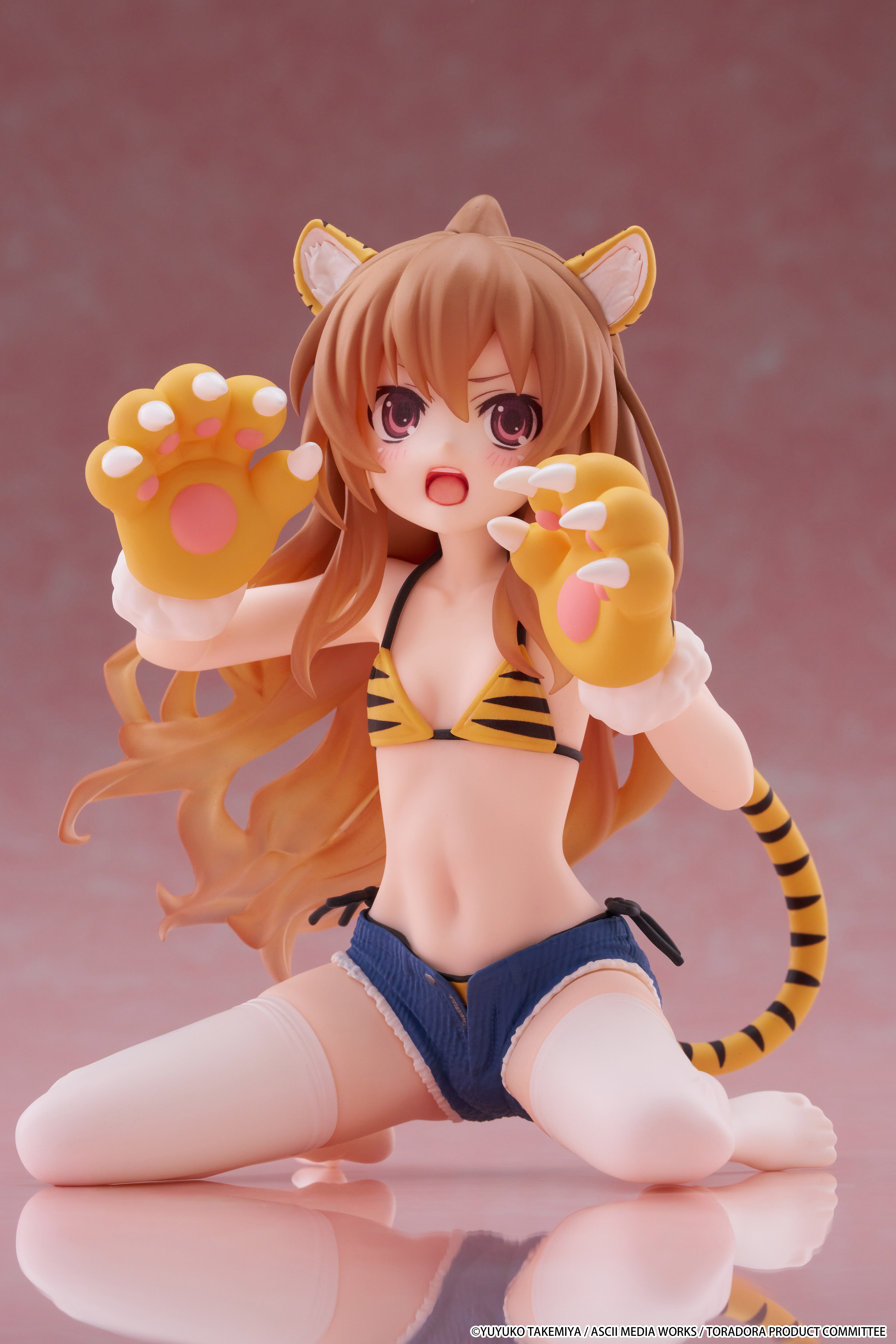 Toradora! Desktop Cute Taiga Aisaka (Tiger Costume Swimwear Ver.) Figure Gallery Image 13