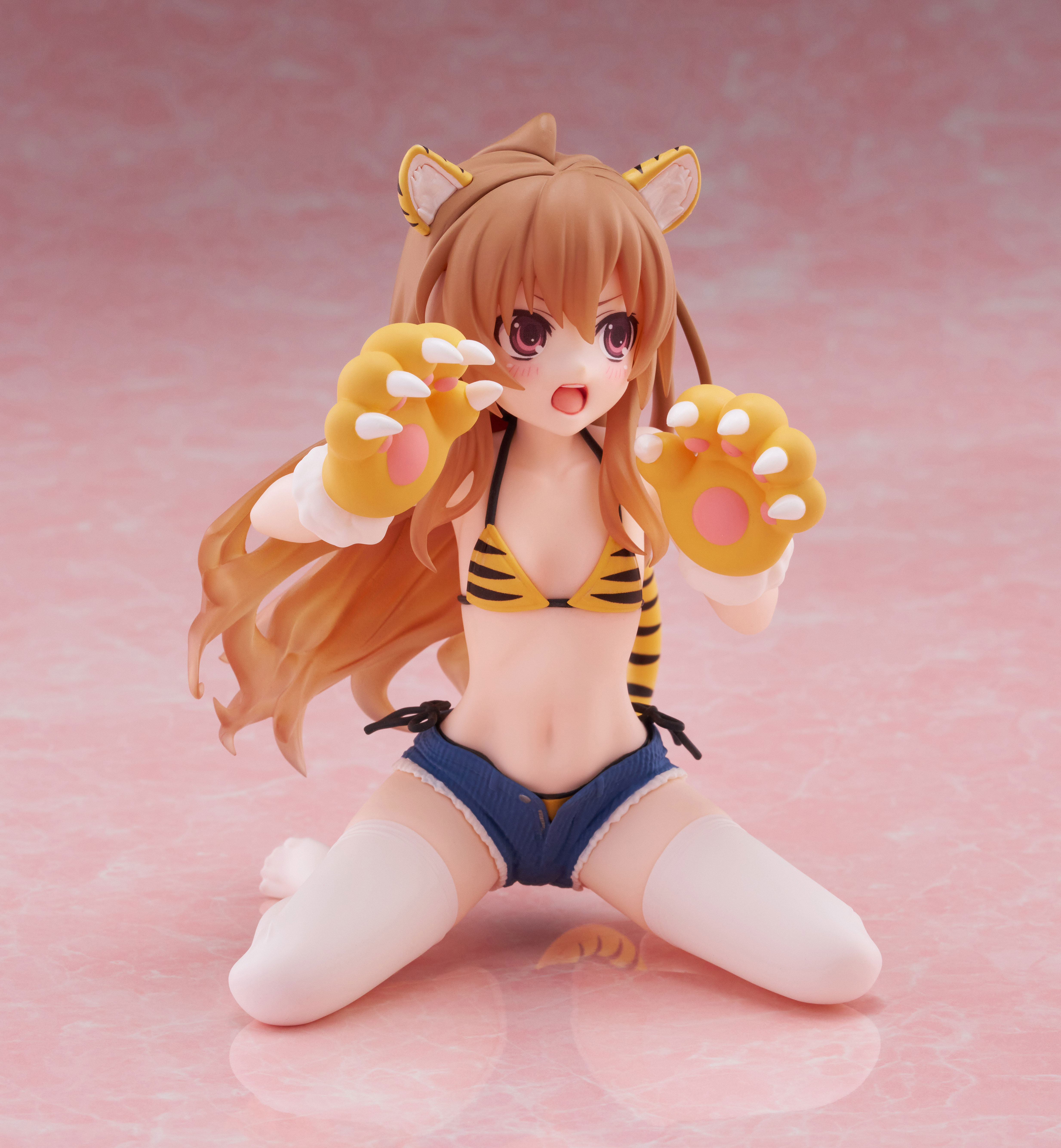 Toradora! Desktop Cute Taiga Aisaka (Tiger Costume Swimwear Ver.) Figure Gallery Image 10