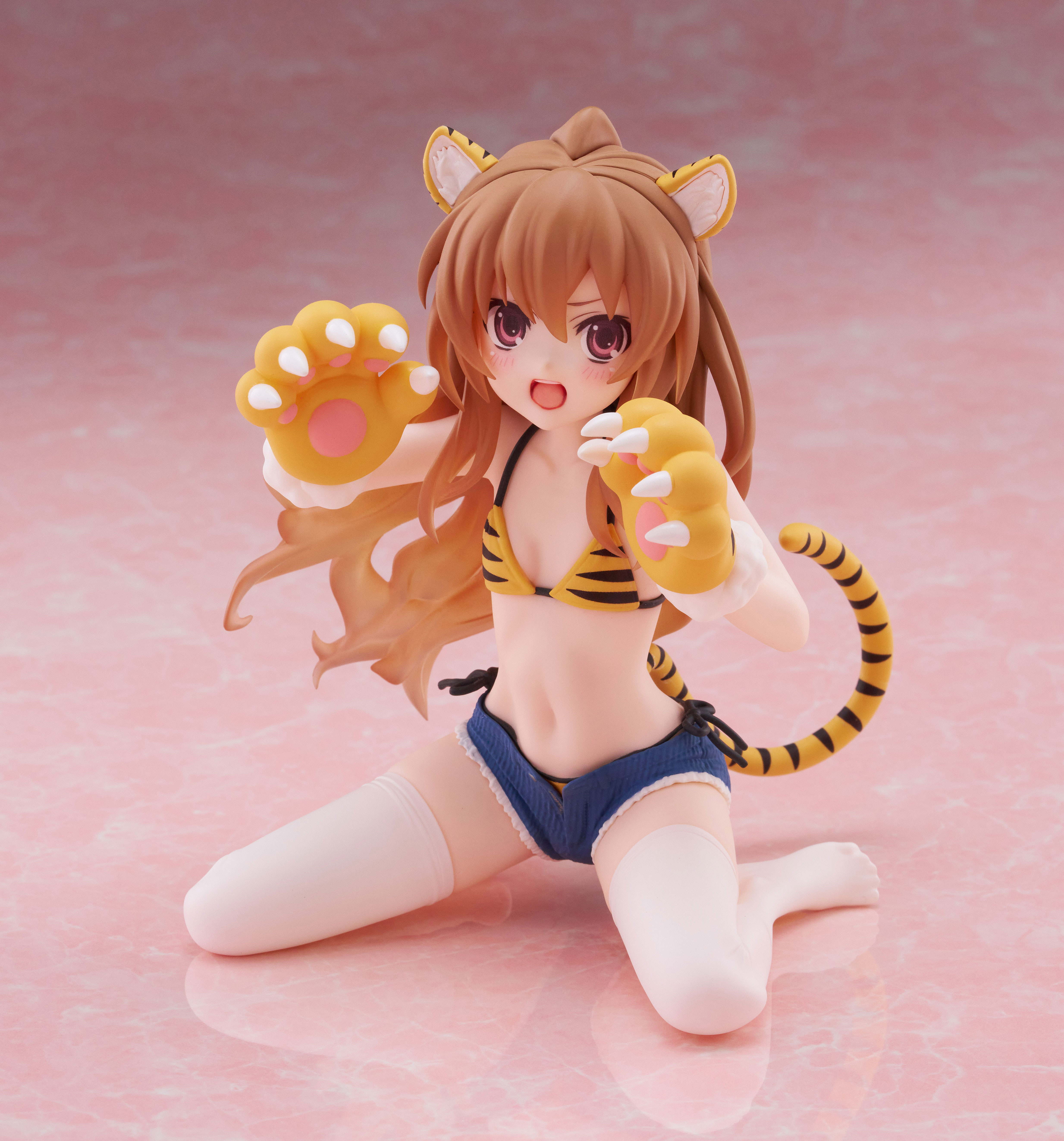 Toradora! Desktop Cute Taiga Aisaka (Tiger Costume Swimwear Ver.) Figure Gallery Image 6